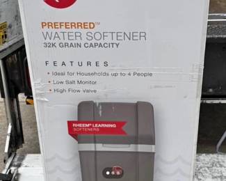 Rheem Preferred 32K Grain Capacity Water Softener