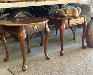 Vintage small side table with drawer
