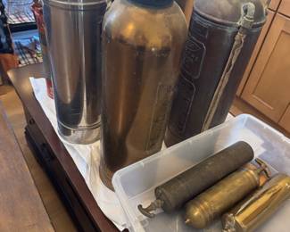Antique fire memorabilia 