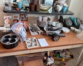 Numerous 70’s - 2000 baking and serving items