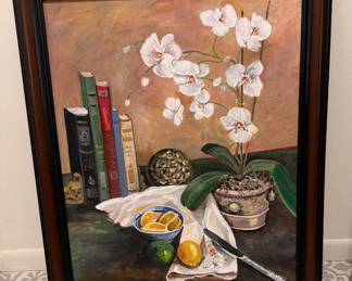  K32 1/2” x 26 1/2” $690 Premium Acrylic paint on canvas c. 2010. Artist: Vickie Gleissner BFA, ASID (ret.) ready to hang