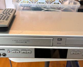 $75 Panasonic double feature recorder in  working condition.  has remote, date on back is 2004 . Minimum use has been in storage since 2009 