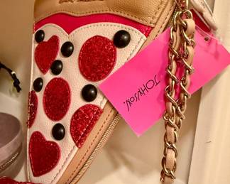 Betsey Johnson pizza slice bag