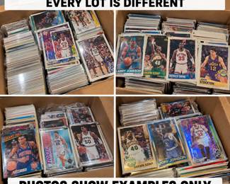 Vintage Basketball Card Lot Variety Collage