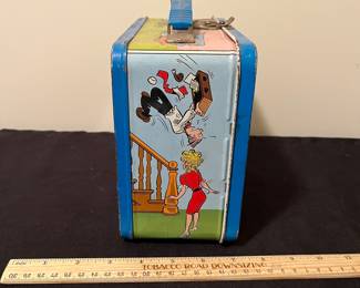 A168 - $60. 1969 Blondie lunchbox and thermos.