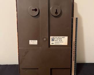 A135 - $45. 1981 Red Coors Light and Digital Wall Clock. Excellent condition works perfectly. Measures 10.75" x 16" tall.