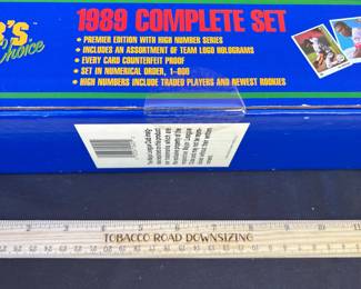 A99 - $150. The collector’s choice, Premier edition of baseball cards. 1989 complete set.
