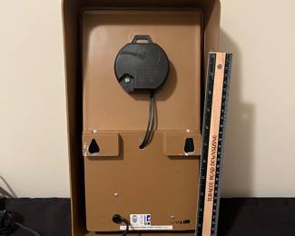 A141 - $30. Miller made the American way lighted wall clock. Works perfectly. Measures 8" x 14" tall.