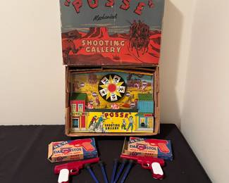A186 - $300. Wyandotte "POSSE" Shooting Gallery. # 3908. Complete with original box.
