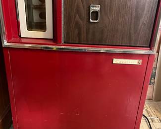 A173 - $500. Cavalier Model CCS-12-96 "Things go better with Coke". 15 cents. Drink machine in working order - cools! Original condition!