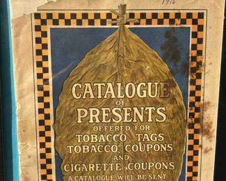A125 - $40. 1916 Liggett & Myers Premium Tobacco Catalog for Tobacco Tags, Tobacco Coupons & Cigarette Coupons.