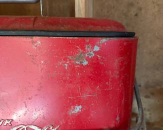A231 - $150. 1940's/50 Coca-Cola Picnic Cooler from Progress Refrigerator Co.