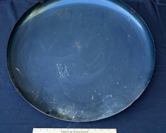 A25 - $550. 1950s Coca-Cola Enameled Bubble Sign. Measures 24” diameter.