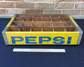 A107 - $35. Pepsi drink carrier case. Pepcom, Ind.