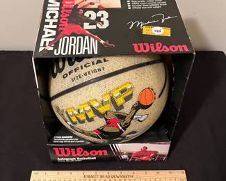 A187 - $40. Michael Jordan Wilson basketball.