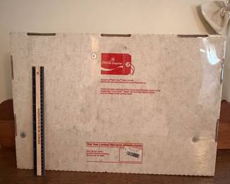 A215 - $40. Coca-Cola clock. still in box. Box measures 23 inches by 15 1/2 inches. In perfect shape. I’m