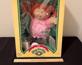 A181 - $50. 1985 Cabbage Patch Kids "Dorthy Ella". Red Hair & Blue Eyes.