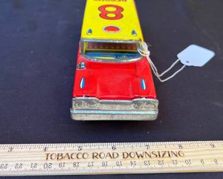 A102 - $50. Tin #8 Rescue Automobile.