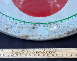 A30 - $250. 1960s Coca-Cola Bubble Thermometer. Model # 495A. Measures 18.5" diameter.