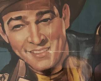 A118 - $100. "South of Caliente" Roy Rogers (King of The Cowboys) & Trigger (Smartest Horse in the Movies) Framed Poster. Measures 28" x 41". Bottom right marked 41951 - 51/402