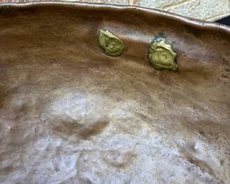 A70 - $275. Besco, Bessire and Company, Copper apple butter plus candy pot.