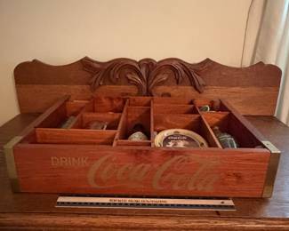 A206 - $85. Coca-Cola 100th Centennial shadowbox complete. And in beautiful shape.