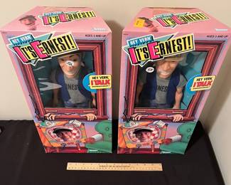 A183 - $50 each. Hey Vern it's Ernest! Talking doll. Both new in box.