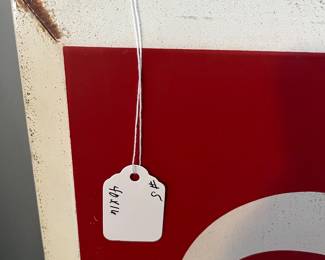 A38 - $275. Drink Coca-Cola metal sign. #5. Measures 40” x 16.25”.