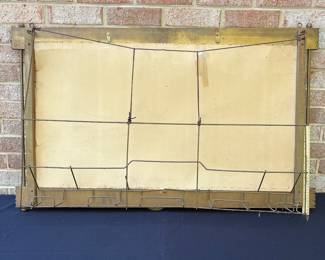 A51 - $750. 1954 Coke Time sign with Kay Display Gold Leaf Soda Shop Frame. 41” x 25”. Frame is in very good vintage condition. See photos of cardboard poster for condition.
