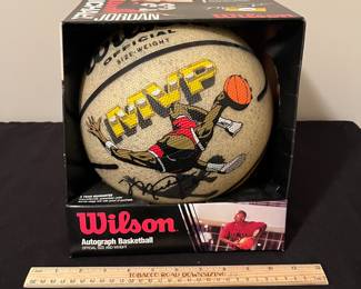 A187 - $40. Michael Jordan Wilson basketball.