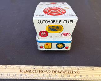 A101 - $60. AAA Automobile Club Tin Car. It has some small scratches.