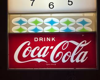 A174 - $150. Atomic Starburst Wall Clock. Measures 12.75" x 20" tall. Works.