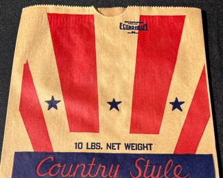 A127 - $20. 10# Corn Meal Bag from Miller Feed & Grist Mill Luverne, Alabama.