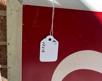 A34 - $275. Drink Coca-Cola Store Sign # 1 . Measures 40” x 16”.