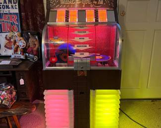 A200 - $250. AMI D-80 "Music for You by AMI" Juke Box. Needs a bit of adjusting.