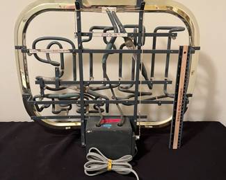 A143 - $100. 1988 Miller "Lite BEER" Neon sign. Works great. Measures 21" x 17.25" tall.