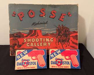 A186 - $300. Wyandotte "POSSE" Shooting Gallery. # 3908. Complete with original box.