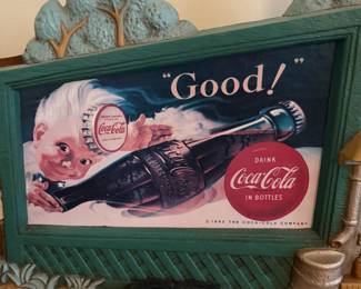 A223 - $20. Coca-Cola clock general store and gas station. Dusty but in good shape.