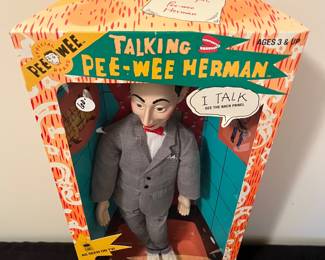 A184 - $60. Talking Pee-wee, Herman doll. New in box.