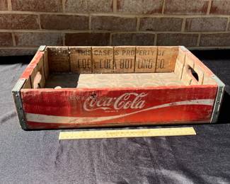 A45 - $25. Coca-Cola Wood Crate.