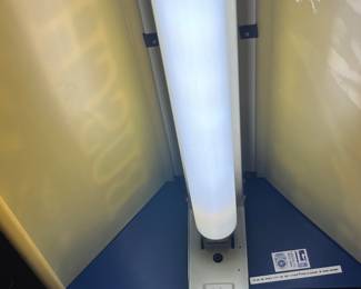 A176 - $85. Vintage Busch Pool League Pool Table Light. Tested & Works. Plastic - in very good condition.
