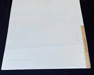A12 - $125. Chesterfield Cigarettes Display Sign - Cardboard. Measures 21” x 22”. The sign has some rips and creases on the corners. It also has some rubbed off color near lettering. We did not take it out of sealed package to inspect the back.