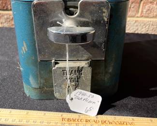 A81 - $65. 1940s -1950s “Oak Acorn” candy dispenser. Measures 15” tall.