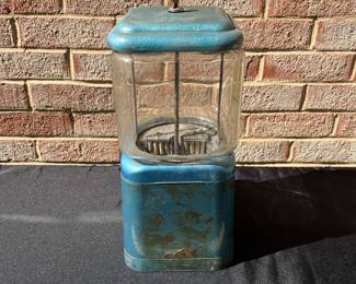 A81 - $65. 1940s -1950s “Oak Acorn” candy dispenser. Measures 15” tall.