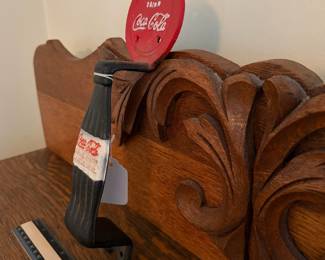 A221 - $25. Drink Coca-Cola cast-iron handle. In good shape.
