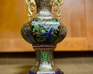Cloisonn Vase