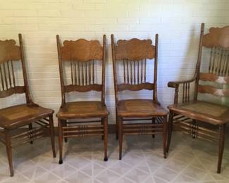 Pressed Back Dining Chairs