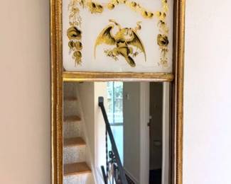 FederalStyle Gold Giltwood Architectural Mirror