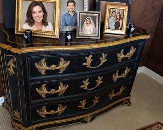 Chest with fake photos