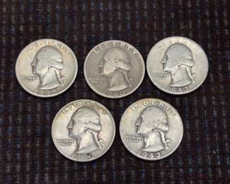 5 40 silver quarters